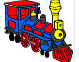 Dibujo Tren pintado por fabiano