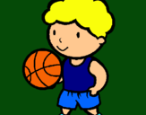Dibujo Jugador de básquet pintado por YoooRocio