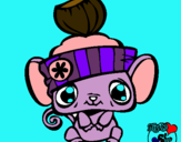 Dibujo Ratoncito Littlest Pet Shop pintado por mariaylaura