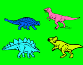 Dibujo Dinosaurios de tierra pintado por aleeeee