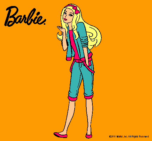 Barbie con look casual