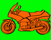 Dibujo Motocicleta pintado por lfuentealba