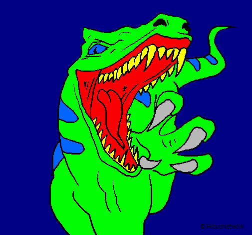 Dibujo Velociraptor II pintado por relux