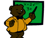 Dibujo Profesor oso pintado por gabosar
