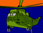 Dibujo Helicóptero al rescate pintado por ficus