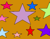 Dibujo Estrellas 4 pintado por rereflo