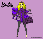 Dibujo Barbie de compras pintado por taniuska47