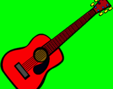 Dibujo Guitarra española II pintado por 259886598198