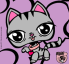 Dibujo Gatito Littlest Pet Shop pintado por love_lucy