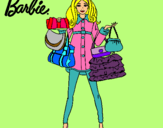 Dibujo Barbie de compras pintado por MADELEN