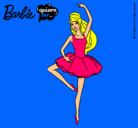 Dibujo Barbie bailarina de ballet pintado por vhffut8577t8