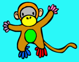 Dibujo Mono pintado por Benjamin3