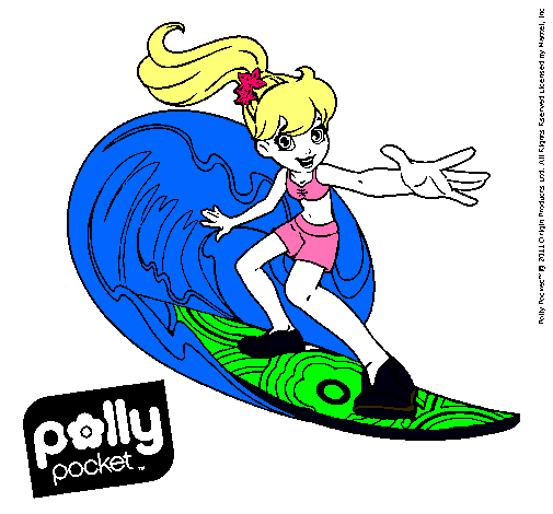 Dibujo Polly Pocket 4 pintado por nurisam13