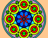 Dibujo Mandala 35 pintado por erneschiva