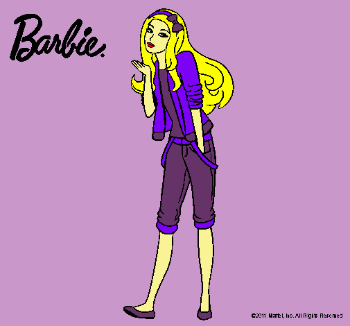 Barbie con look casual