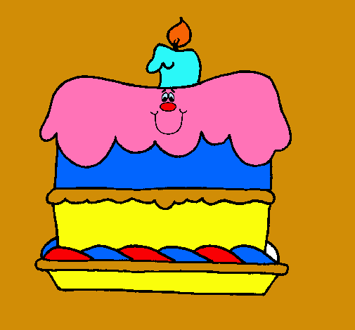 Pastel de cumpleaños