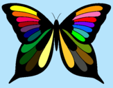 Dibujo Mariposa pintado por Carmenigna
