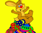 Dibujo Conejo de Pascua pintado por JOAN7