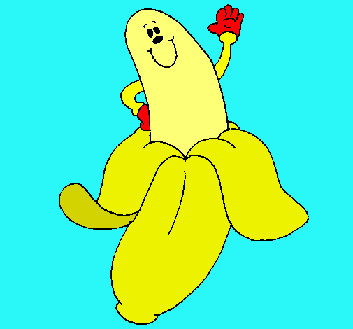 Dibujo Banana pintado por dieguiog
