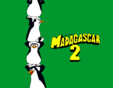 Dibujo Madagascar 2 Pingüinos pintado por LaRata