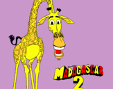Dibujo Madagascar 2 Melman pintado por SchaWarba