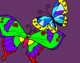 Dibujo Mariposas pintado por chamoy