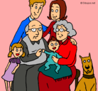 Dibujo Familia pintado por Raditu