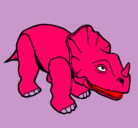 Dibujo Triceratops II pintado por teamopuentac