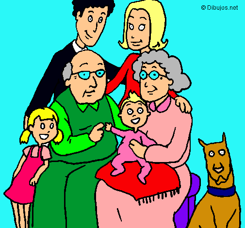 Dibujo Familia pintado por BARBIEMG