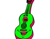 Dibujo Guitarra española pintado por mocoso
