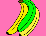 Dibujo Plátanos pintado por FLORECITA