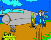 Dibujo El amigo de Barbie pintado por avion012