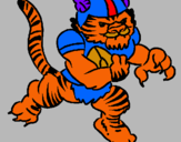 Dibujo Jugador tigre pintado por dante2