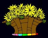 Dibujo Cesta de flores 7 pintado por antiito