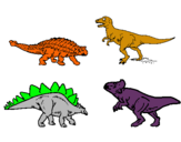 Dibujo Dinosaurios de tierra pintado por jjhh