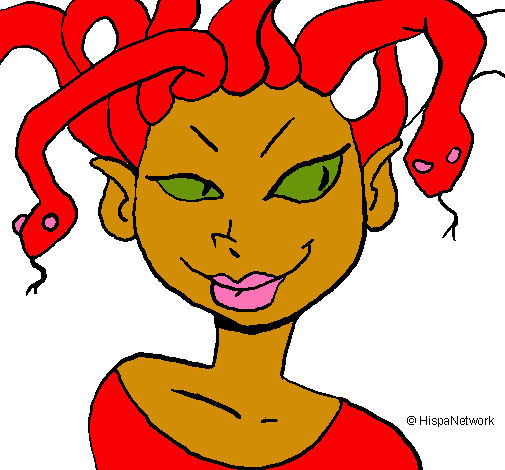 Mujer medusa