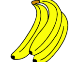 Dibujo Plátanos pintado por Valerita3