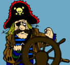 Dibujo Capitán pirata pintado por YOURMOTHER