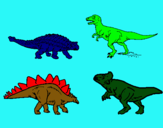 Dibujo Dinosaurios de tierra pintado por Nalle