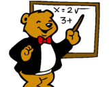 Dibujo Profesor oso pintado por poiuytrew
