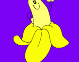 Dibujo Banana pintado por angyta