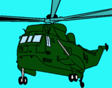 Dibujo Helicóptero al rescate pintado por awssed
