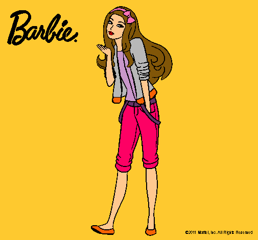 Barbie con look casual