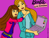 Dibujo El nuevo portátil de Barbie pintado por Liinaa