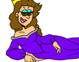 Dibujo Princesa seductora pintado por kkk23