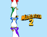 Dibujo Madagascar 2 Pingüinos pintado por mdgsrnietos