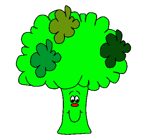 Dibujo Brócoli pintado por 2210SARA 
