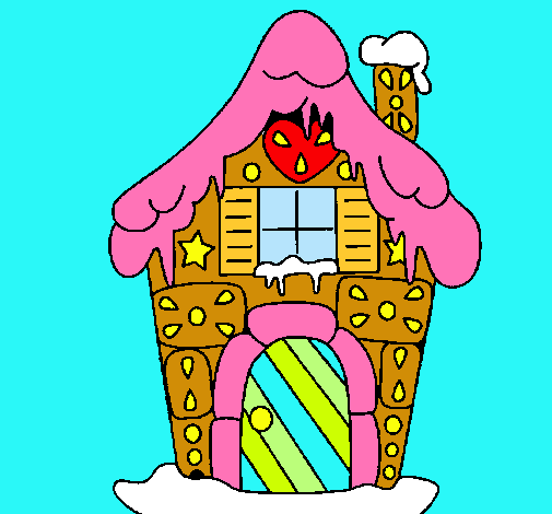 Dibujo Casa de caramelo pintado por cathalina