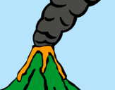 Dibujo Volcán pintado por Sergi91