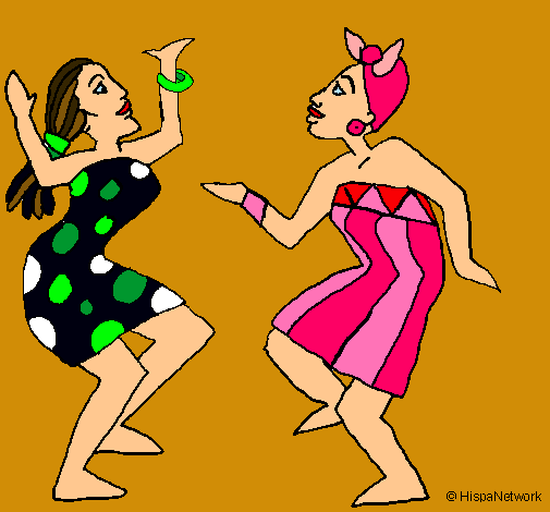 Mujeres bailando